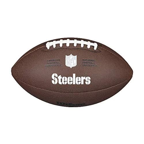 WILSON NFL Pittsburgh Steelers Official Team Logo Composite Football | 1 lb (0.45 kg) thumbnail 2