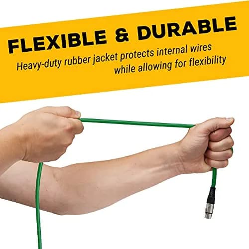 GLS Audio Mic Cable Patch Cord 25 ft | 6 Pack Male to Female XLR for Studio & Stage thumbnail 7