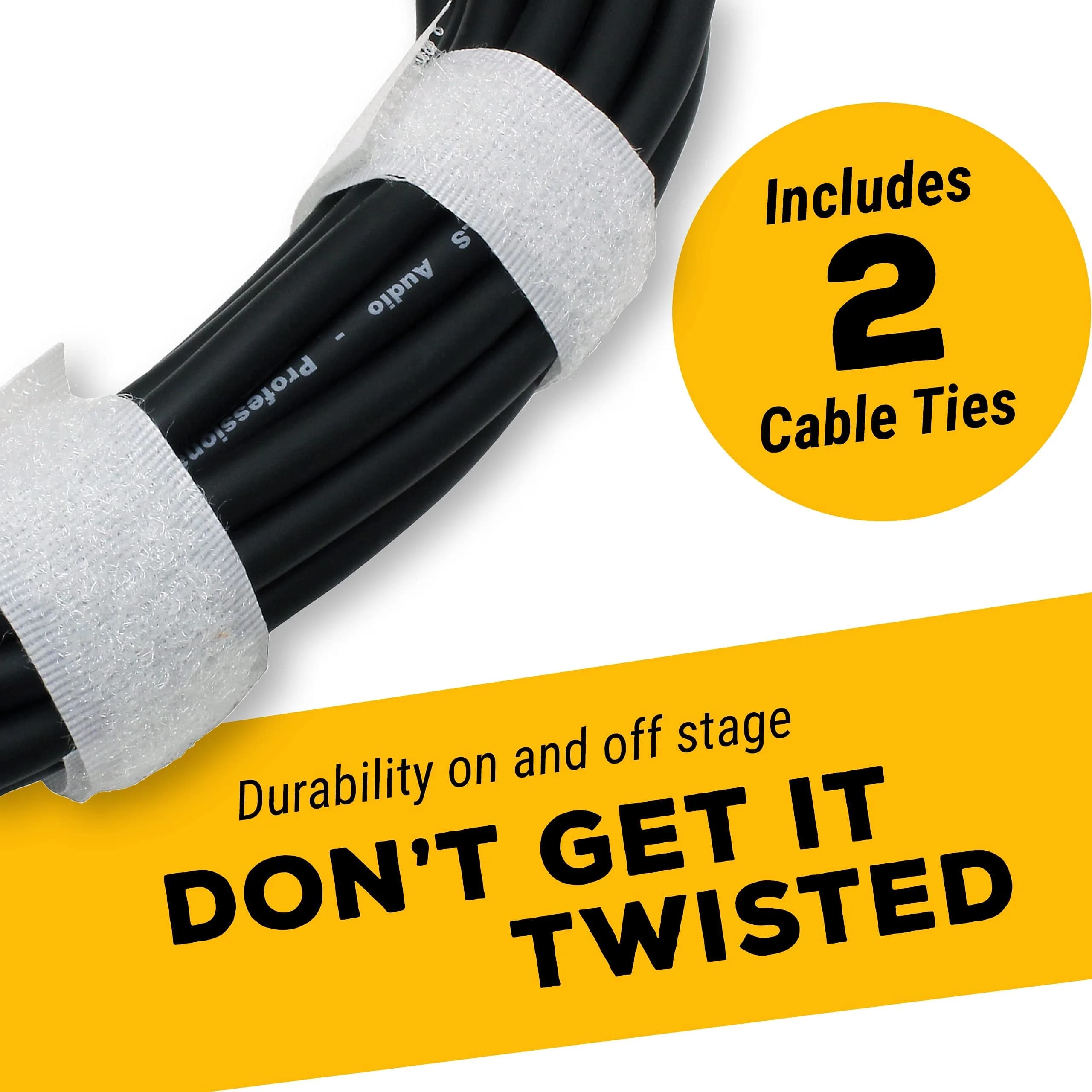 GLS Audio Mic Cable Patch Cord 50 ft | Heavy-Duty 2 Pack, Male to Female XLR for Stage & Studio thumbnail 5