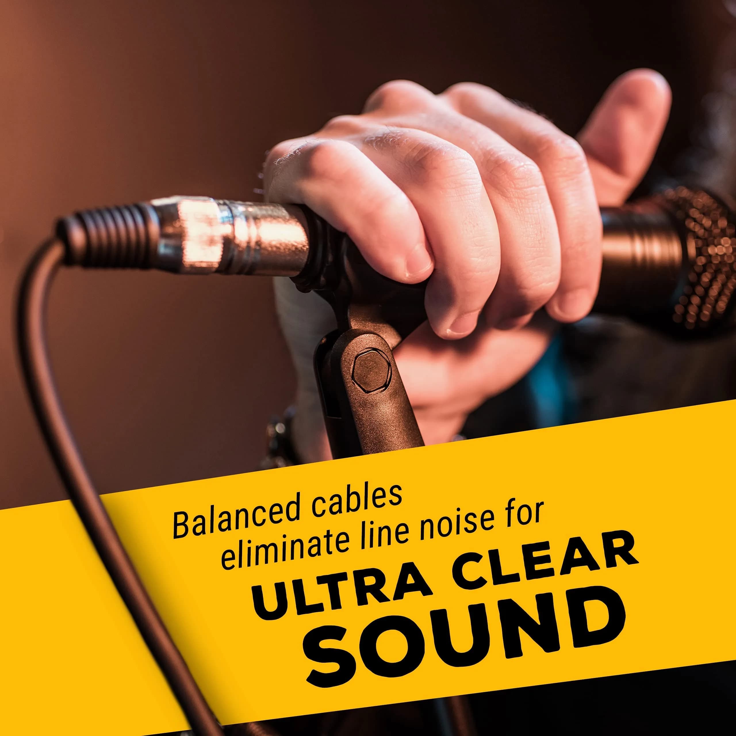 GLS Audio Mic Cable Patch Cord 50 ft | Heavy-Duty 2 Pack, Male to Female XLR for Stage & Studio thumbnail 8