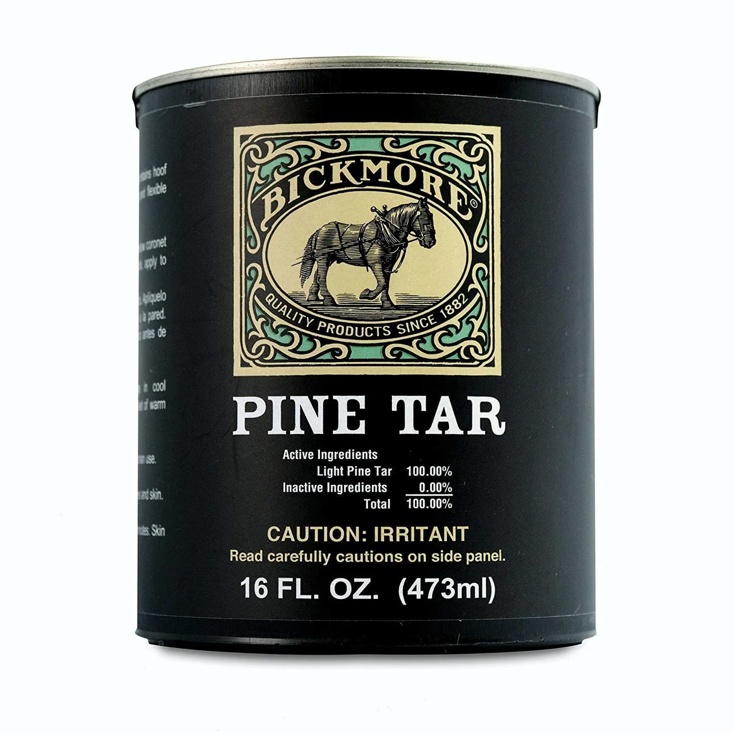 Bickmore Pine Tar 16 oz | Natural Hoof & Wood Sealant, Made in USA