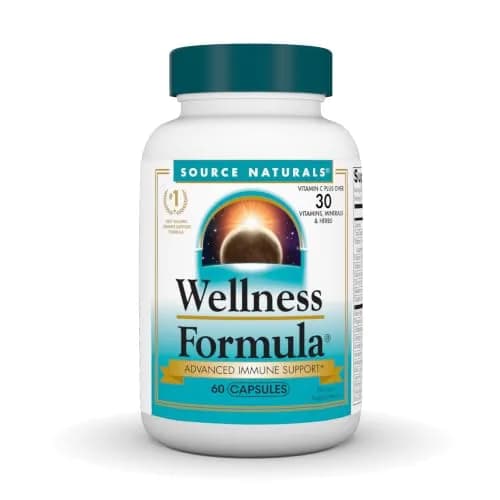 Source Naturals Wellness Formula, Advanced Immune Support - 60 Capsules | Herbal & Vitamin Defense thumbnail 1