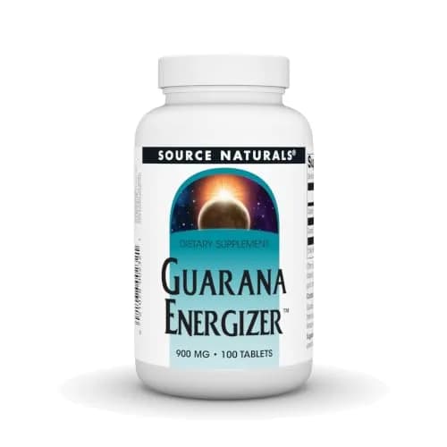 Source Naturals Guarana Energizer, 900 mg | Natural Brazil Herb for Energy & Focus thumbnail 1