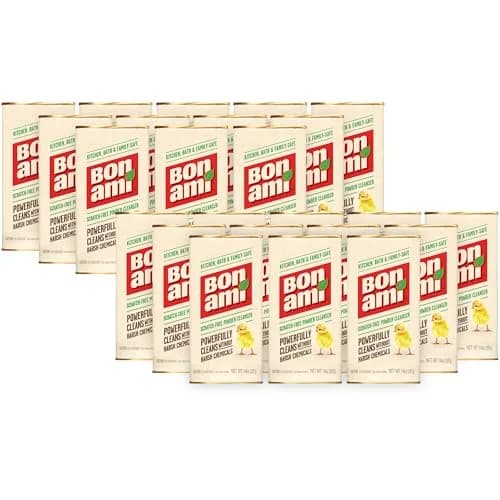 BON AMI Powder Cleanser for Kitchens & Bathrooms 24 Count (Pack of 1) | Hypoallergenic Multi-Surface Cleaner thumbnail 1
