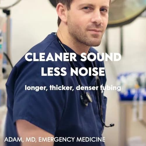 MDF Instruments MD One Premium Stainless Steel Dual Head Adult Stethoscope | Acoustic Clarity & Durability thumbnail 6
