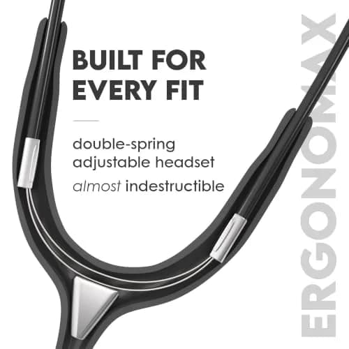 MDF Instruments MD One Premium Stainless Steel Dual Head Adult Stethoscope | Acoustic Clarity & Durability thumbnail 7