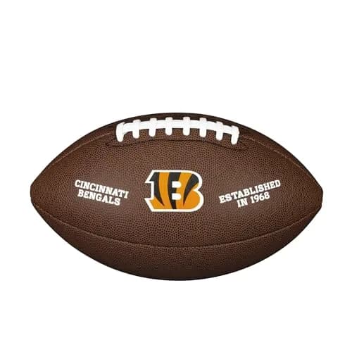 Wilson NFL Backyard Legend Football, Official Size Composite Leather | Cincinnati Bengals — Backyard Legend Composite