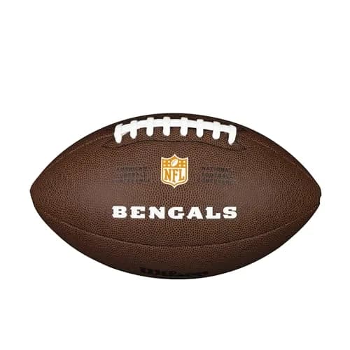 Wilson NFL Backyard Legend Football, Official Size Composite Leather | Cincinnati Bengals thumbnail 2