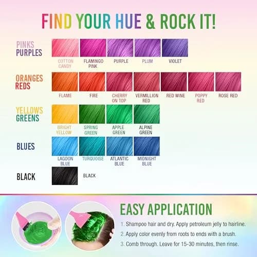 Punky Spring Green Semi Permanent Hair Color 100ml (3.5 Fl Oz) | Vegan & Cruelty-Free Conditioning Hair Dye thumbnail 6