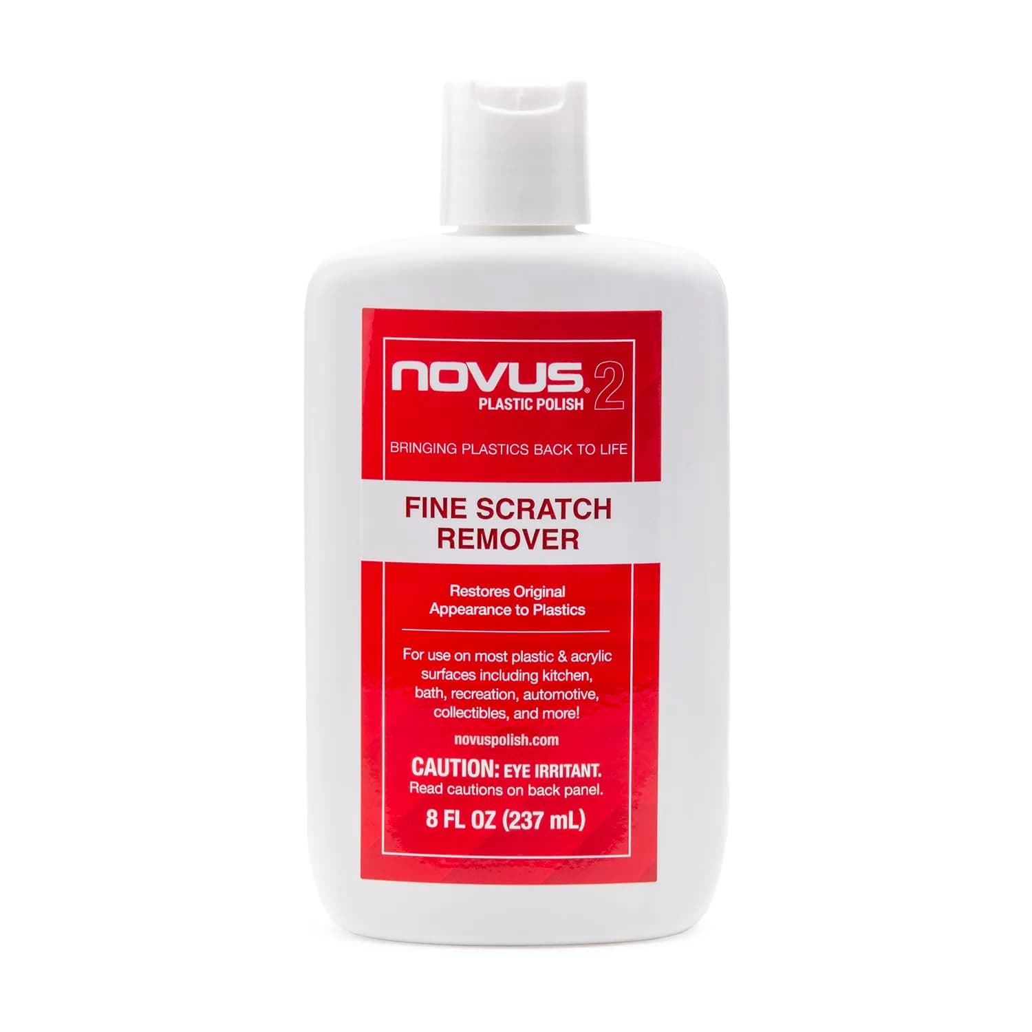 Novus Fine Scratch Remover #2 - 8 Ounce Bottle for Fine Scratches and Haze thumbnail 1