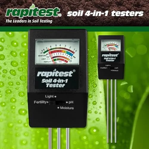 Luster Leaf 1818 Rapitest 4-in-1 Soil pH/Moisture/Fertility/Light Tester, Fertility thumbnail 2