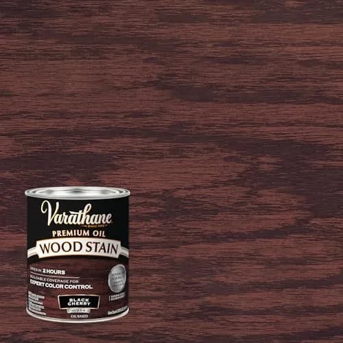 Varathane Dry Black Cherry Oil-Based Wood Stain 946ml (32 Fl Oz) | Deep Rich Color for Interior Wood thumbnail 2