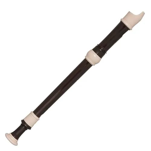 Yamaha YRA-302B Alto Recorder F Key | Smooth Brown ABS Plastic Body thumbnail 4