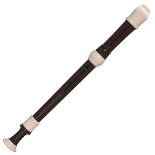 Yamaha YRA-302B Alto Recorder F Key | Smooth Brown ABS Plastic Body thumbnail 5