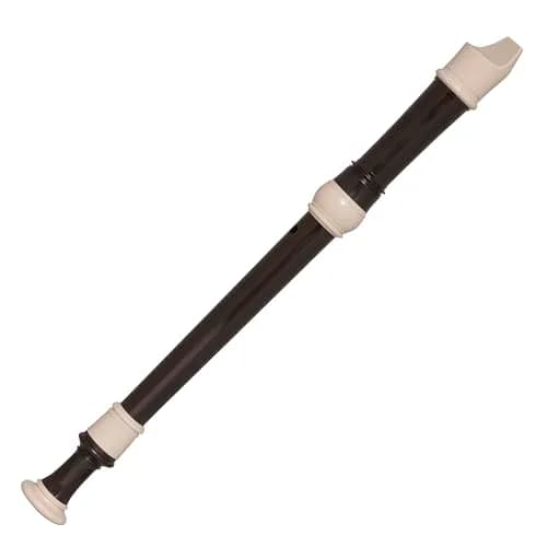 Yamaha YRA-302B Alto Recorder F Key | Smooth Brown ABS Plastic Body thumbnail 3