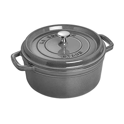 STAUB Cast Iron Round Dutch Oven 4-qt | Made in France, Moist & Flavorful Cooking thumbnail 1