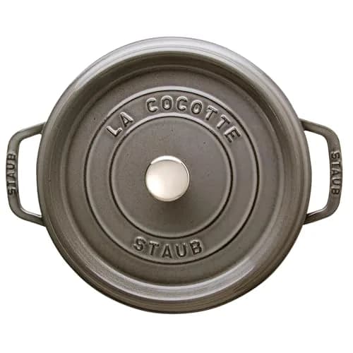 STAUB Cast Iron Round Dutch Oven 4-qt | Made in France, Moist & Flavorful Cooking thumbnail 7