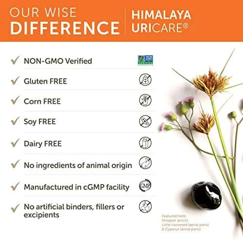 Himalaya UriCare Herbal Supplement 120 Capsules (4.23 oz) | Kidney & Bladder Support thumbnail 5
