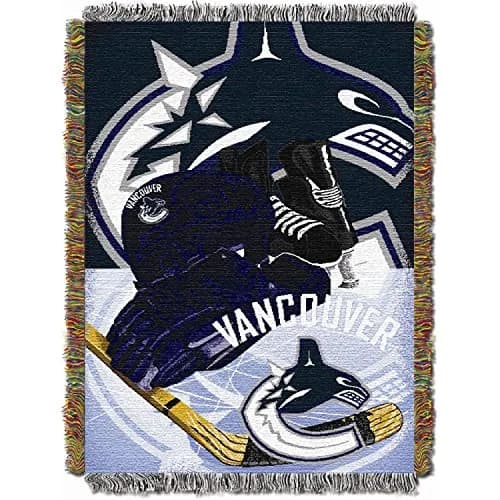 Northwest Vancouver Canucks Woven Tapestry Throw Blanket 48" x 60" | Home Ice Advantage thumbnail 1