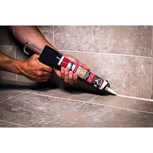 DAP Kwik Seal Caulk 9-Ounce White | Waterproof Silicone Sealant for Tile & Bath thumbnail 2
