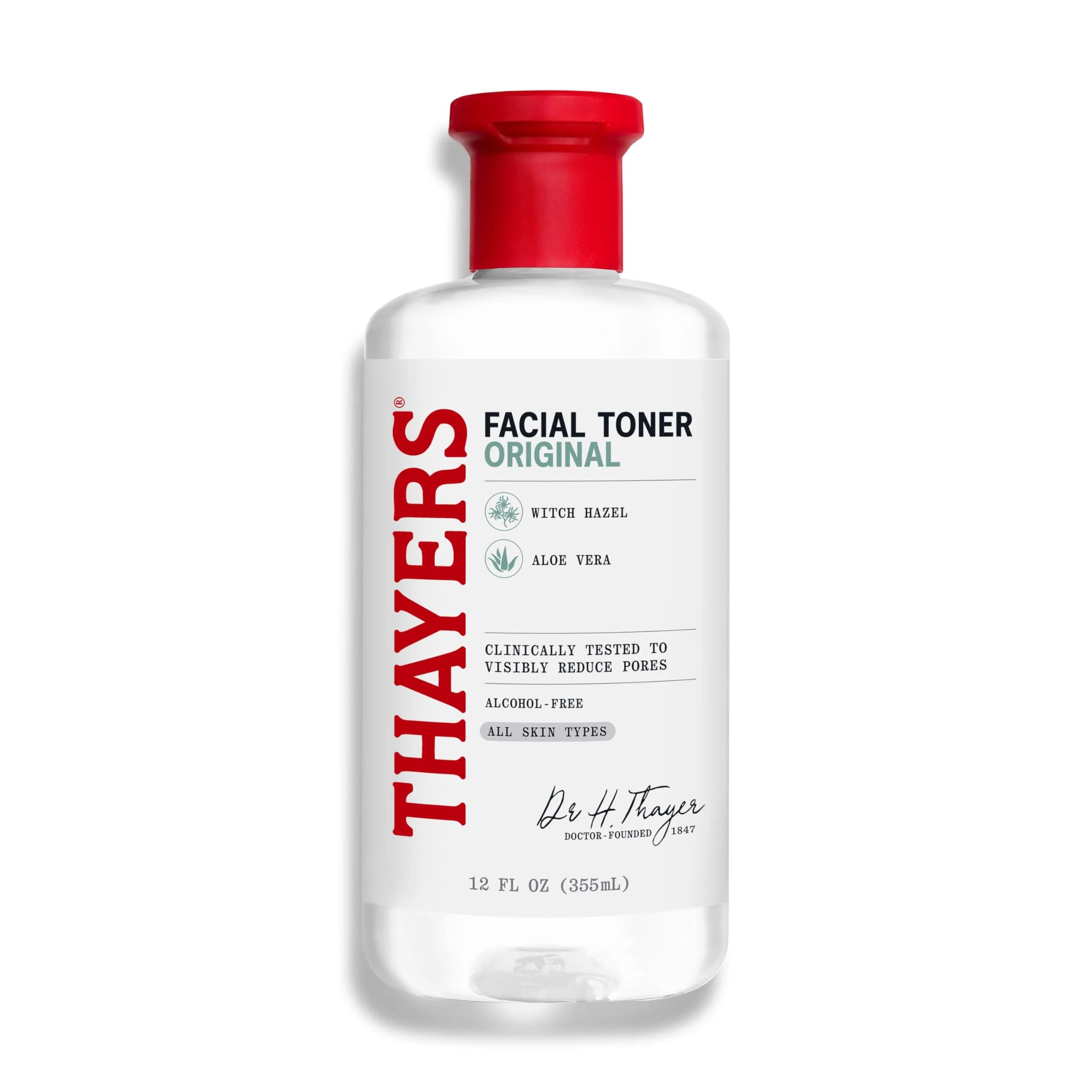 THAYERS Alcohol-Free Hydrating Original Witch Hazel Facial Toner with Aloe Vera 355ml (12 Fl Oz) | Dermatologist Tested - main product image