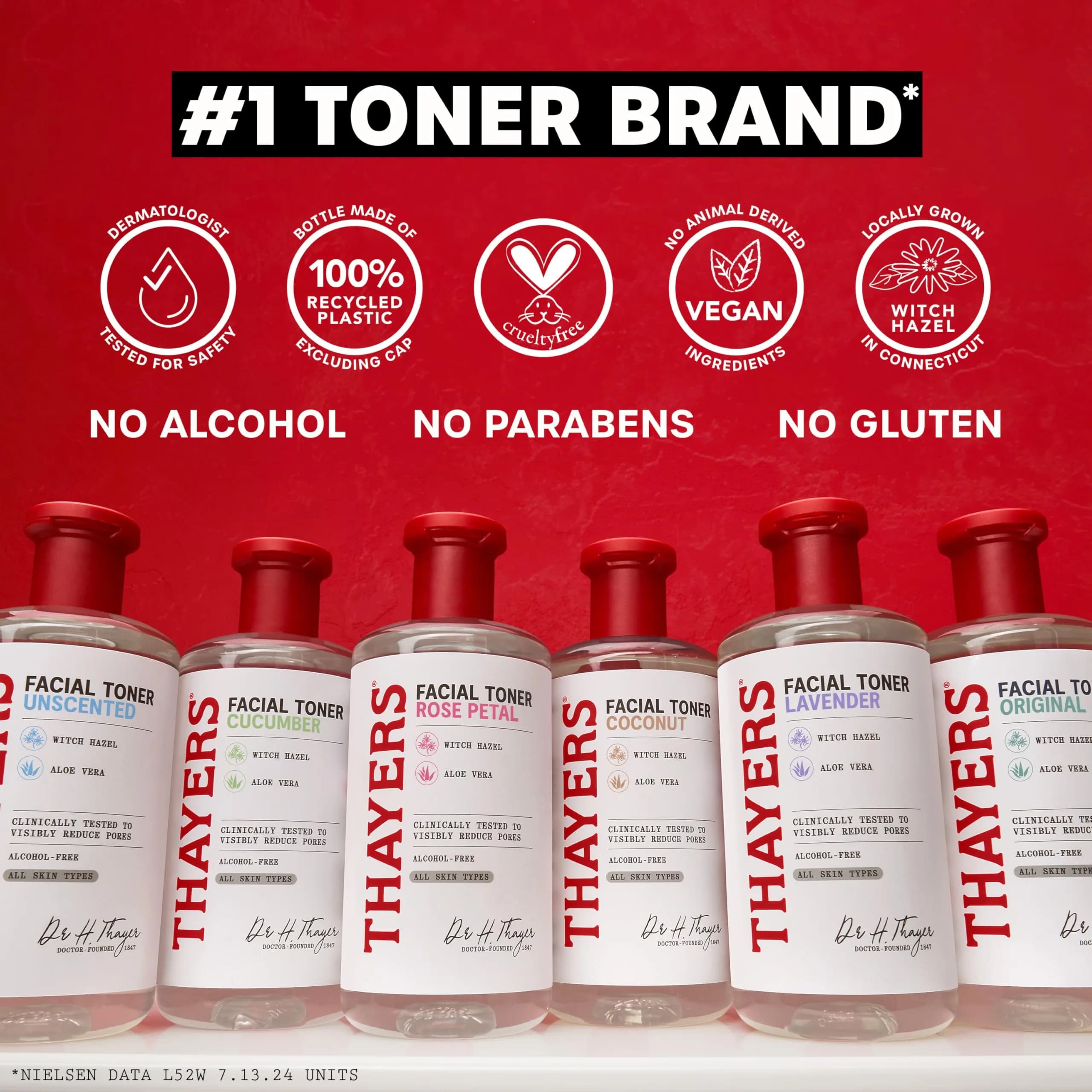 THAYERS Alcohol-Free Hydrating Original Witch Hazel Facial Toner with Aloe Vera 355ml (12 Fl Oz) | Dermatologist Tested - view 8