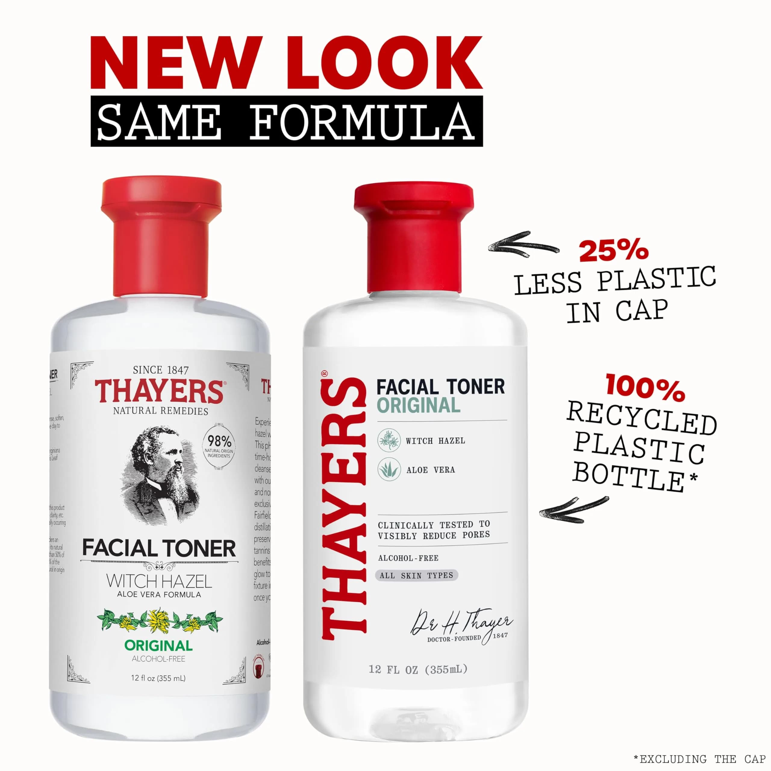 THAYERS Alcohol-Free Hydrating Original Witch Hazel Facial Toner with Aloe Vera 355ml (12 Fl Oz) | Dermatologist Tested - view 2