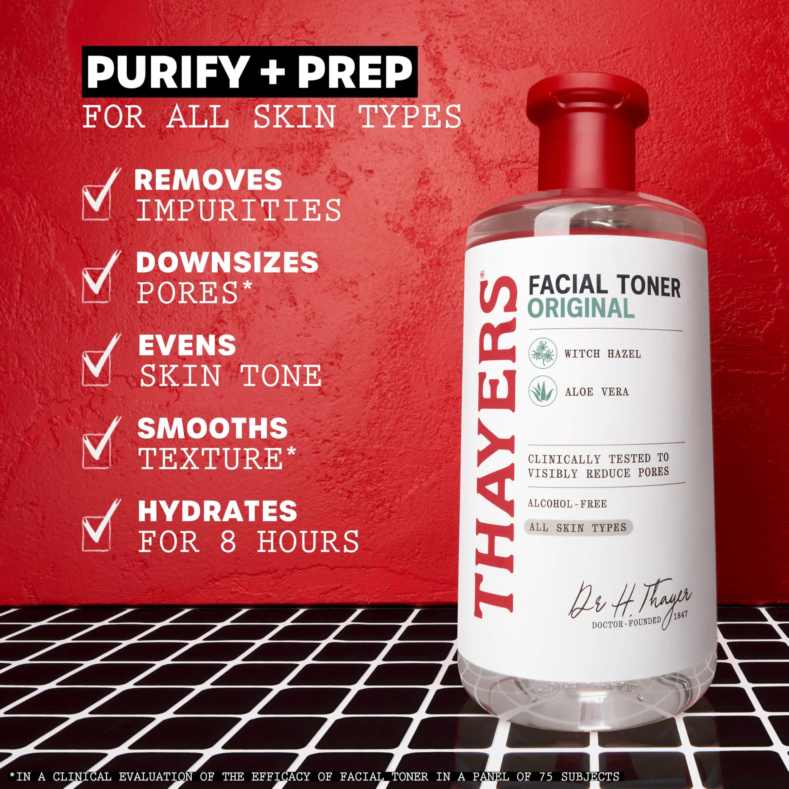 THAYERS Alcohol-Free Hydrating Original Witch Hazel Facial Toner with Aloe Vera 355ml (12 Fl Oz) | Dermatologist Tested - view 3