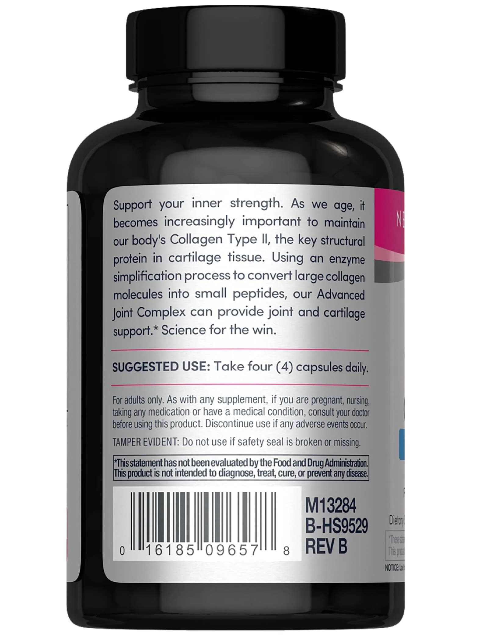 NeoCell Joint Complex Supplement with Hyaluronic Acid 120 Capsules (480 Count) | Type 2 Collagen for Joint Support - view 3