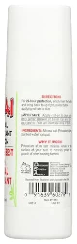 Deodorant Stones of America Crystal Deodorant 3 OZ | Natural Mineral Salt, Unisex, All-Day Odor Control thumbnail 7