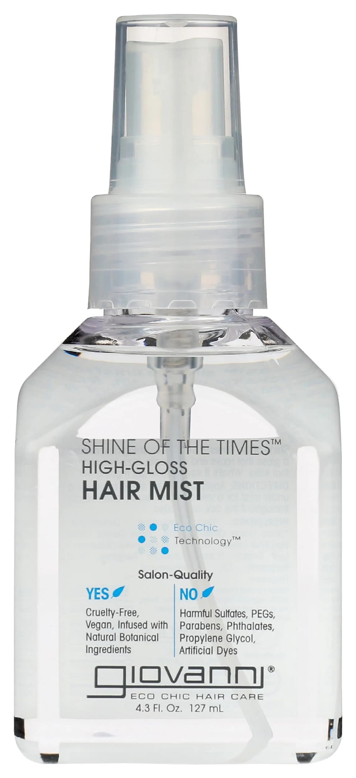GIOVANNI Shine of the Times Finishing High-Gloss Hair Mist 127ml (4.3 fl oz) | Seals Style & Smooths Frizz - main product image