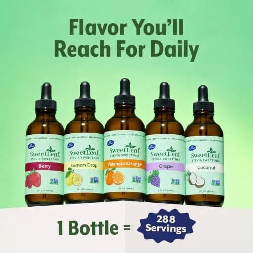 SweetLeaf Stevia Drops Liquid Sweetener, Lemon Drop - 2 Fl Oz | Zero Calorie, Natural Flavor, Keto Friendly thumbnail 8