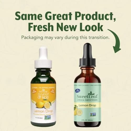 SweetLeaf Stevia Drops Liquid Sweetener, Lemon Drop - 2 Fl Oz | Zero Calorie, Natural Flavor, Keto Friendly thumbnail 2