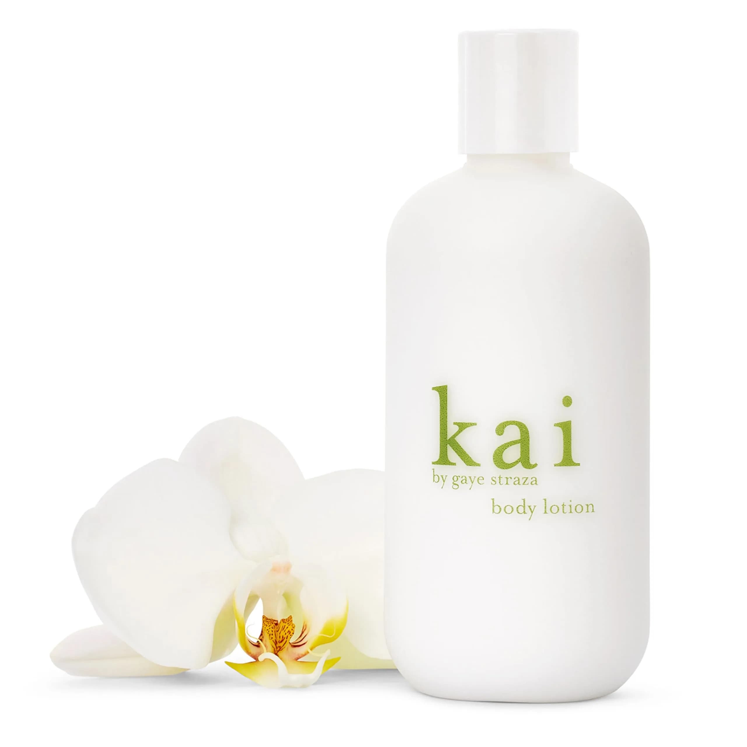 kai body lotion, 8 oz | Deeply nourishing, fast-absorbing moisturizer with shea butter & botanicals — gardenia wrapped in white exotics