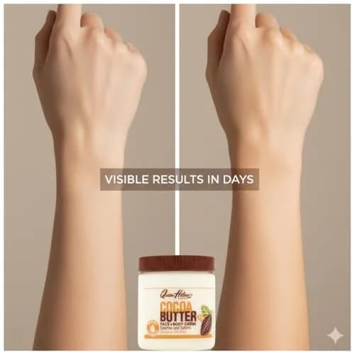 Queen Helene Cocoa Butter Face & Body Cream – Extra Rich Moisturizer for Dry Skin | 4.8 oz Jar (Pack of 6) thumbnail 3