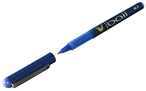 Pilot Vball 7 Liquid Ink Rollerball Pen 0.7mm Fine Tip, Blue, 12-Count Box | Smooth Writing & Consistent Ink Flow thumbnail 1
