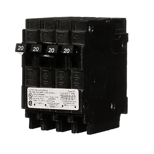 Siemens Triple Circuit Breaker Plug-In 20/20 Amps | Space Saving UL Listed thumbnail 1