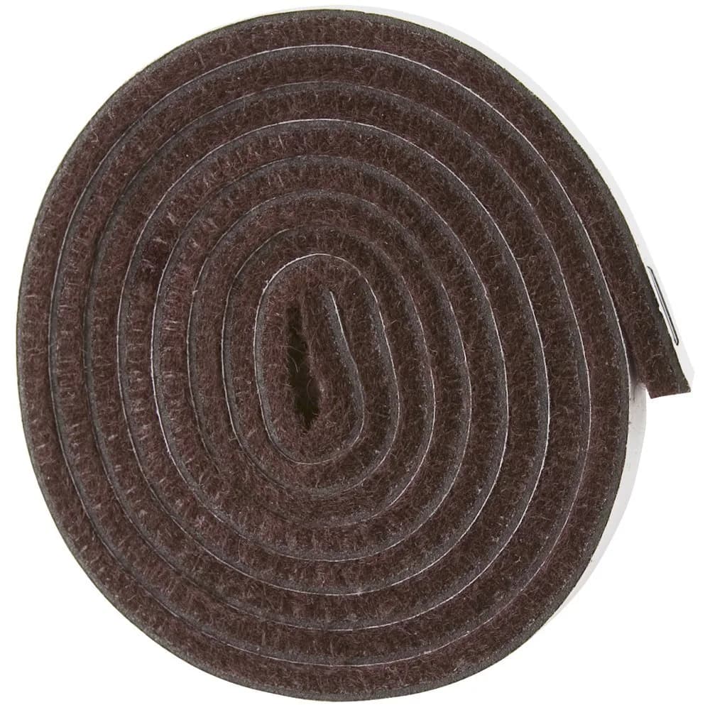 SOFTTOUCH Heavy Duty Felt Strip Roll 1.27cm x 152cm (1/2" x 60") | Protects Hard Floors & Furniture - main product image