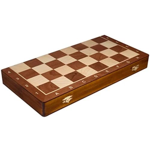 Wegiel Handmade European Professional Tournament Chess Set 52cm x 52cm (21" x 21") | Crafted in Poland from Farm-Grown Wood thumbnail 4