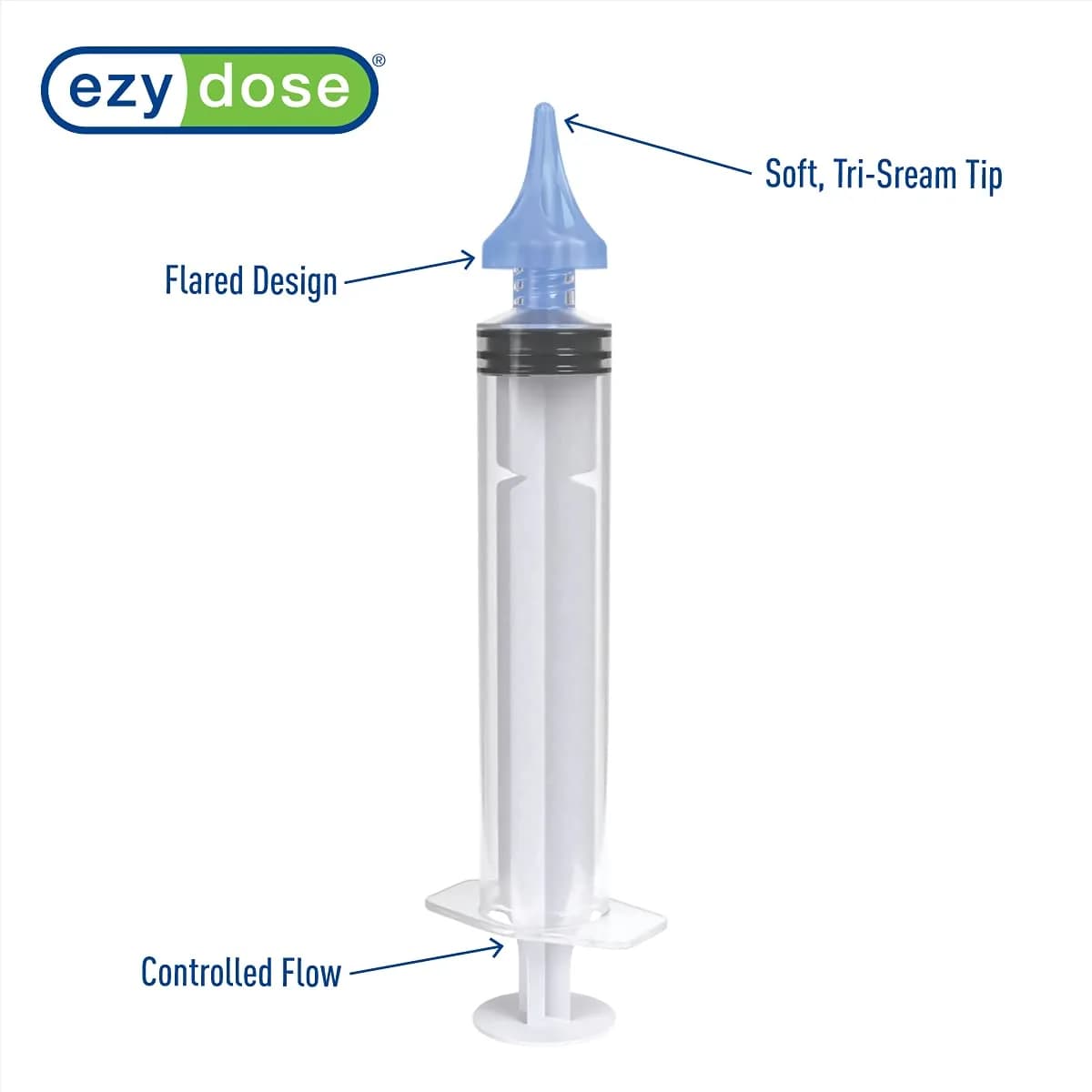 EZY DOSE Clear 20mL Ear Wax Removal Syringe | Doctor Designed Tri-Stream Tip - view 5