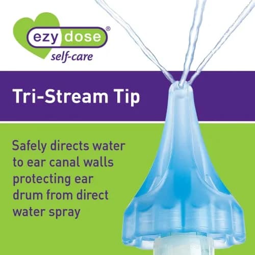 EZY DOSE Clear 20mL Ear Wax Removal Syringe | Doctor Designed Tri-Stream Tip thumbnail 7