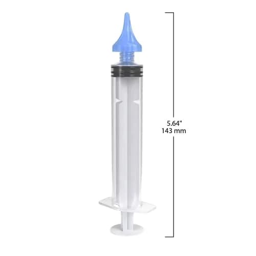EZY DOSE Clear 20mL Ear Wax Removal Syringe | Doctor Designed Tri-Stream Tip thumbnail 2