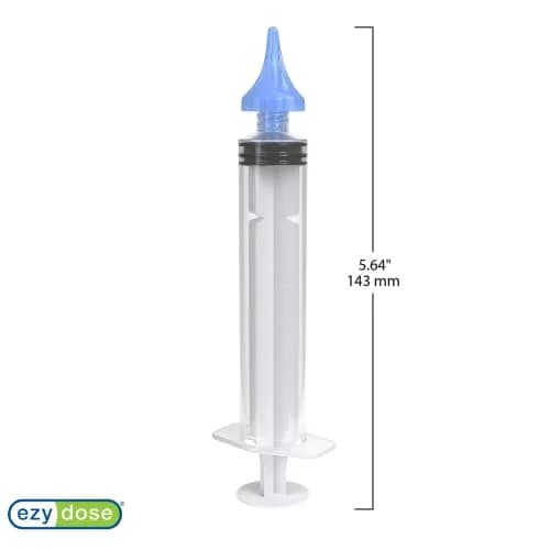 EZY DOSE Clear 20mL Ear Wax Removal Syringe | Doctor Designed Tri-Stream Tip thumbnail 3