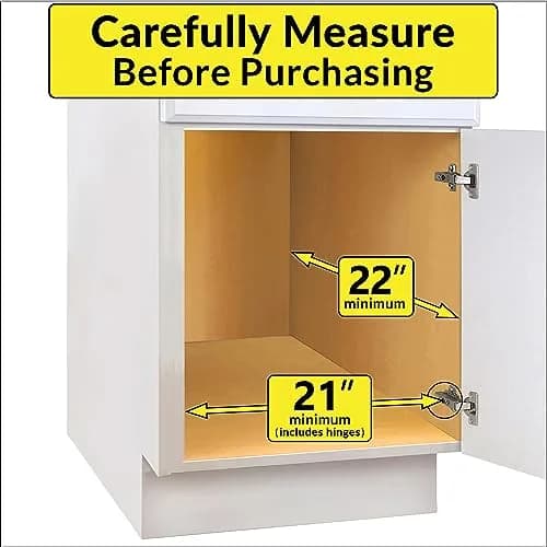LYNK PROFESSIONAL Pull Out Cabinet Organizer, Kitchen Slide Out Drawer | Heavy-Duty Chrome Storage thumbnail 4