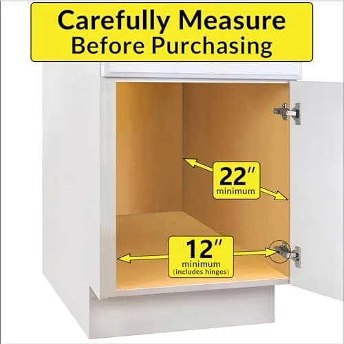 LYNK PROFESSIONAL Pull Out Cabinet Organizer 11" W x 21" D Chrome | Heavy-Duty Kitchen Drawer thumbnail 4