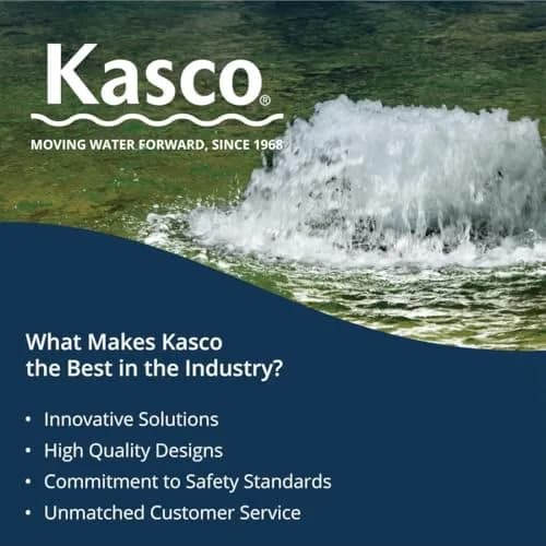 Kasco 1HP Surface Aerator 240V | Efficient Pond Oxygenation for 1 Acre thumbnail 3