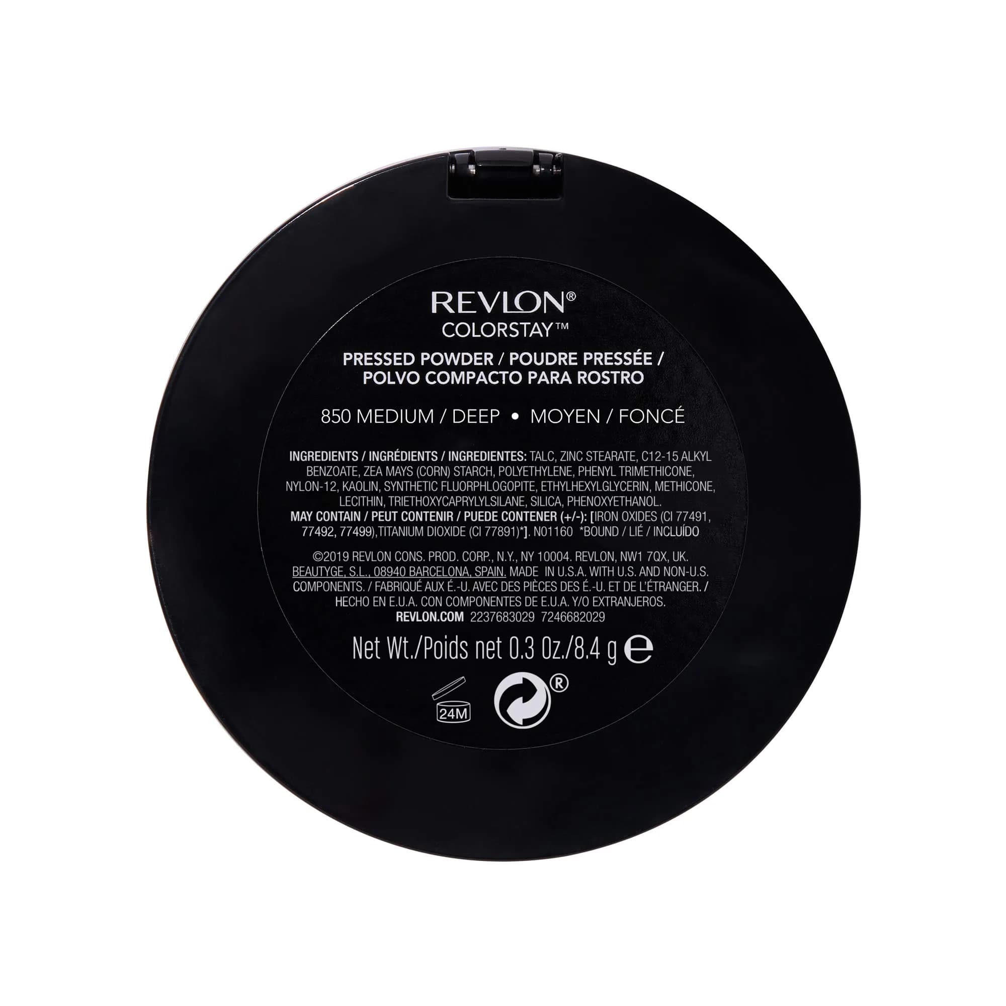 REVLON ColorStay Pressed Powder, 850 Medium Deep, 8.5g (0.3 oz) | Sets Makeup for 16 Hours - view 5