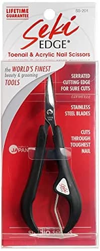 Seki EDGE Acrylic Nail Scissors SS-201, 1 Count (Pack of 1) | Precision Cutting for Acrylics thumbnail 4