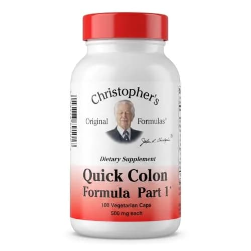 Christopher's Original Formulas Quick Colon Part 1 100 Veg Caps | Supports Digestive Wellness thumbnail 1