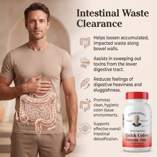 Christopher's Original Formulas Quick Colon Part 1 100 Veg Caps | Supports Digestive Wellness thumbnail 5